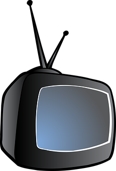 A Black And White Television