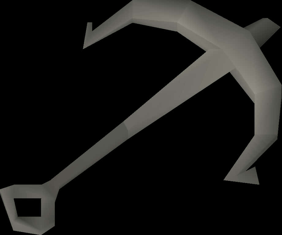 A White Anchor With A Black Background