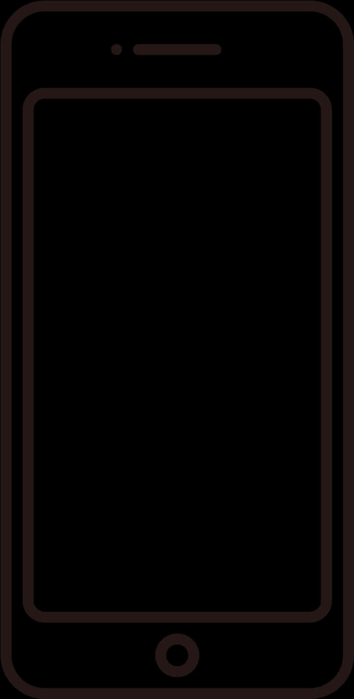 A Black Rectangular Frame With Brown Lines
