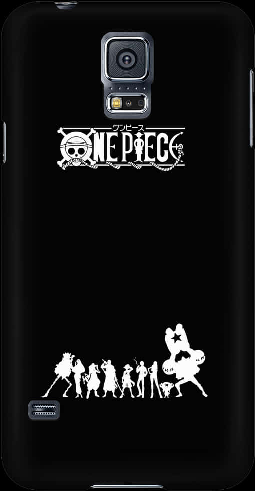 A Black Case With White Characters