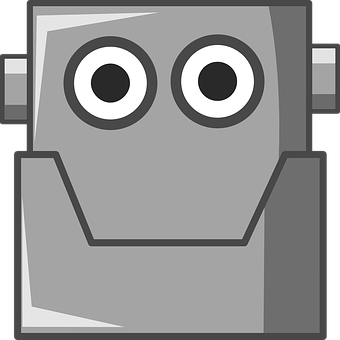 A Cartoon Of A Robot