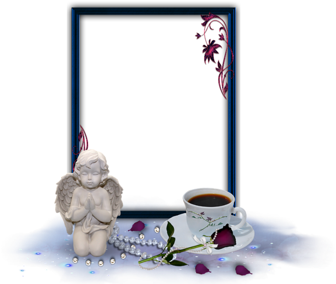 Angel, Frame, Good Morning, Picture Frame Isolated - Morning, Hd Png Download