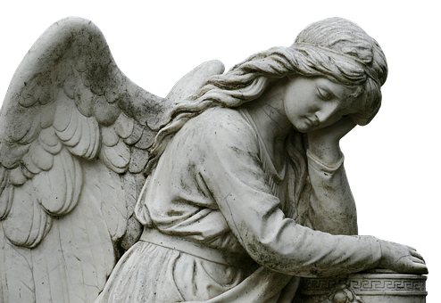 A Statue Of A Woman With Wings