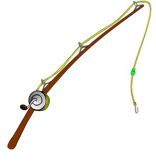 A Fishing Rod With A Reel