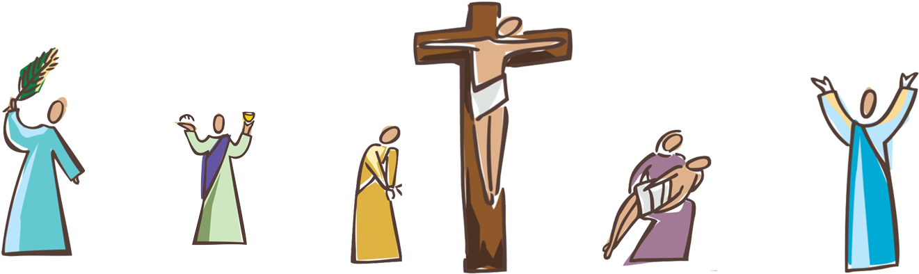 A Cross With A Person On The Cross