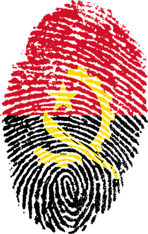 A Flag With A Yellow And Red Flag