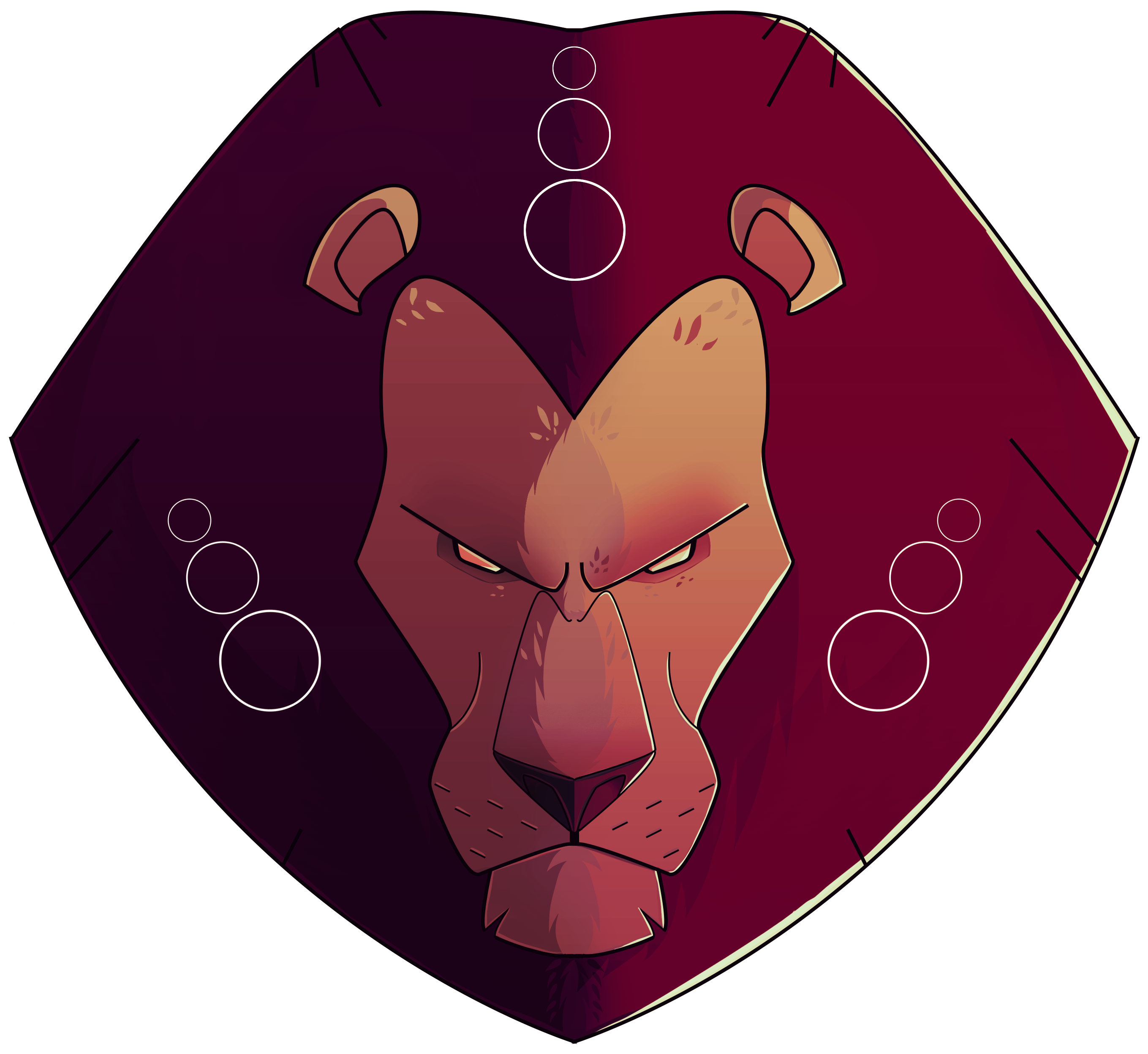 Angry Lion3 Copy - Illustration, Hd Png Download