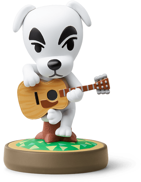 A White Dog Playing A Guitar