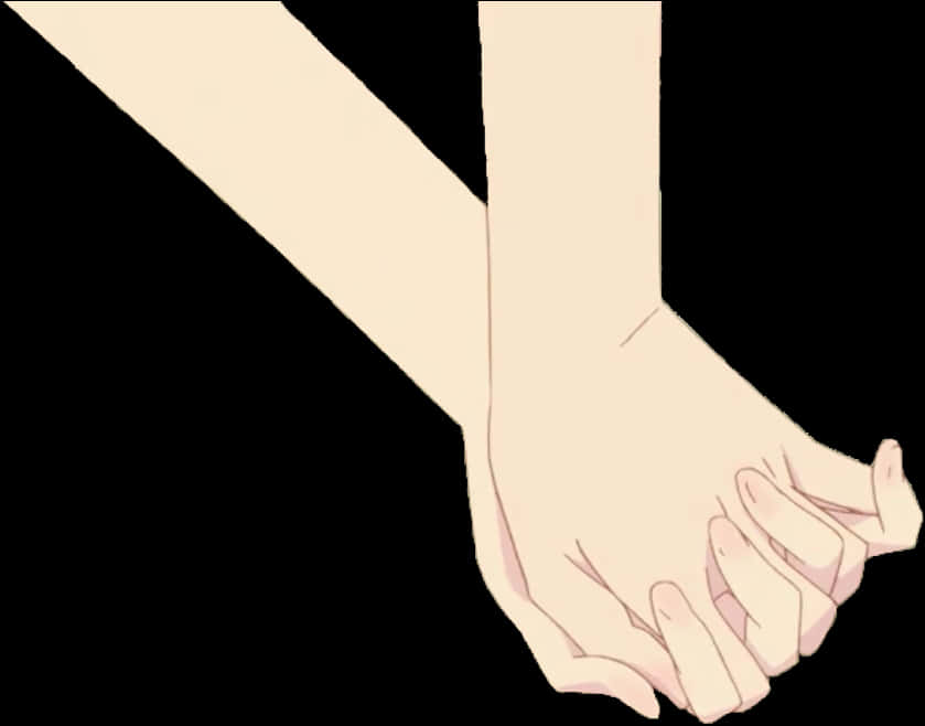 Anime Hand Clasped Together
