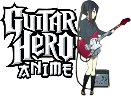 A Cartoon Girl Holding A Guitar