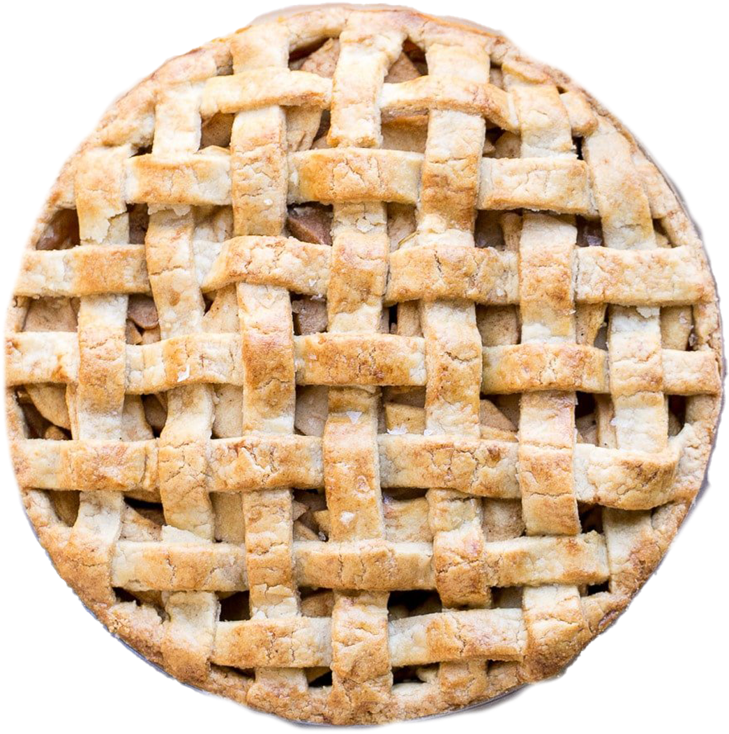 A Pie With A Woven Crust