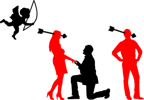 A Group Of Women With Arrows