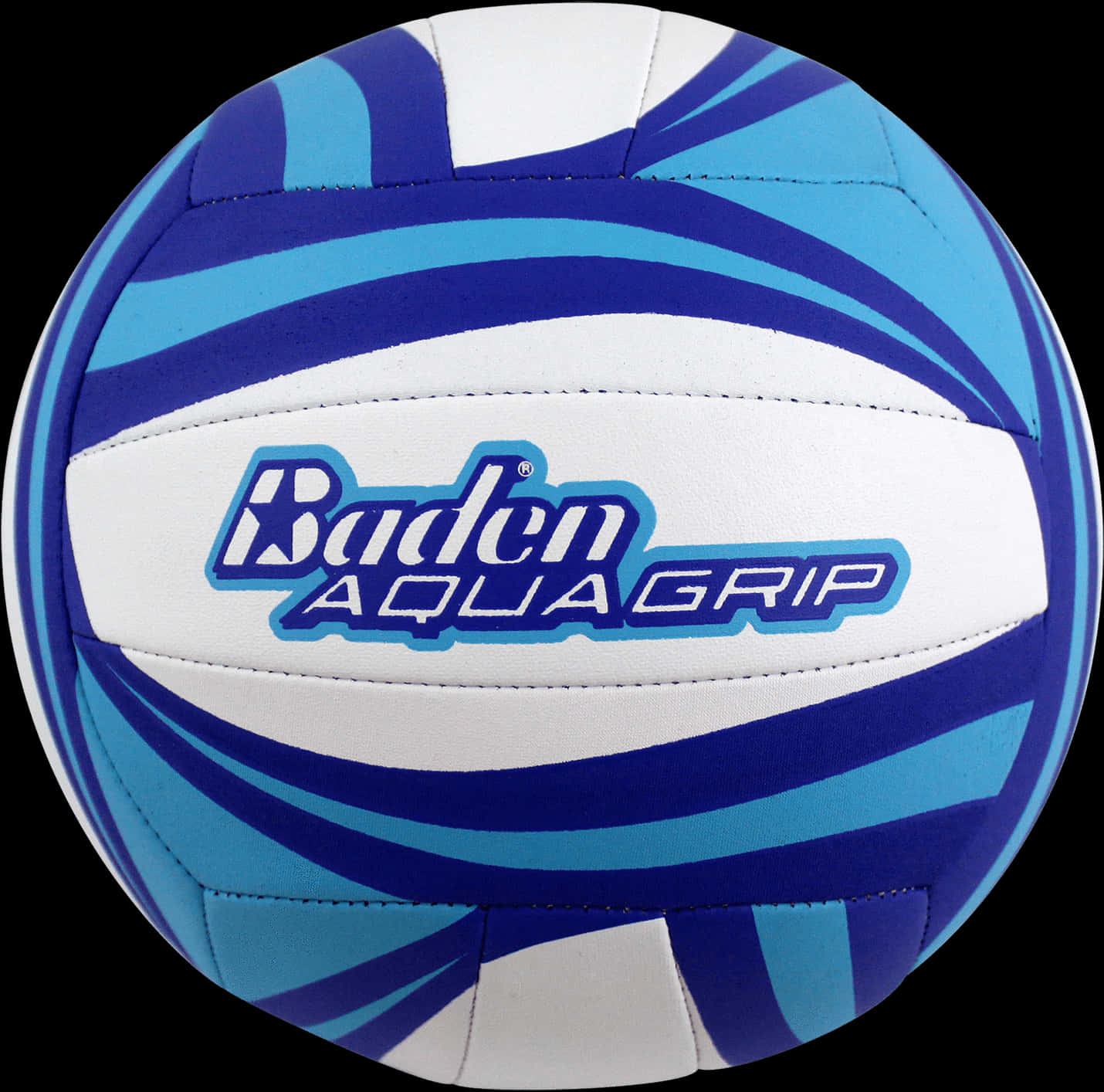 A Blue And White Volleyball