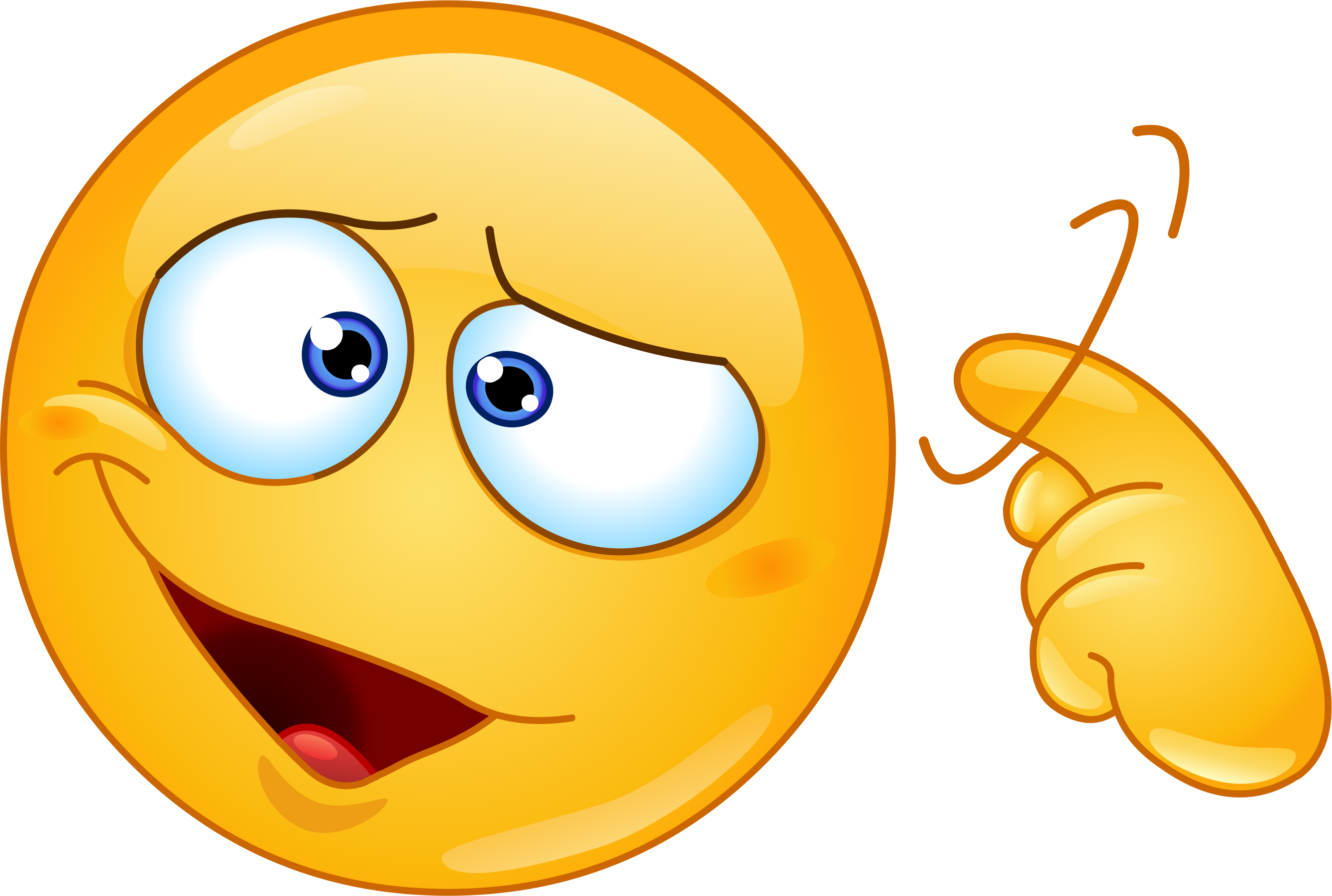 Are You Crazy Emoji 152 Decal - Sad Emoticon, Hd Png Download