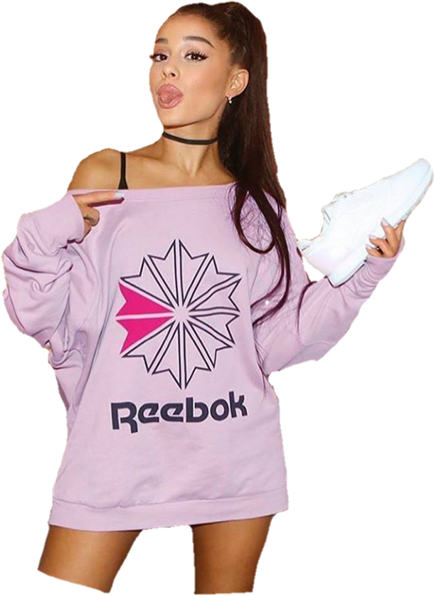 Ariana Grande, Reebok, And Ariana Image - Ariana Grande White Reeboks, Hd Png Download