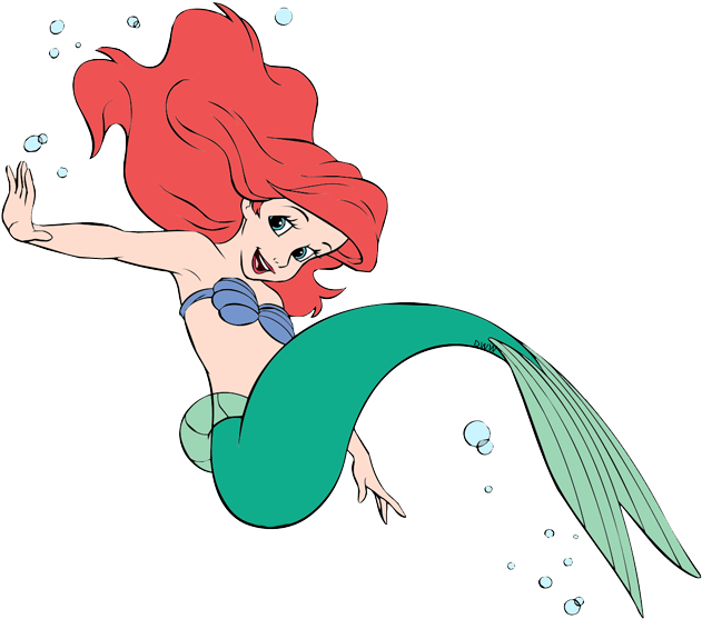 A Cartoon Of A Mermaid