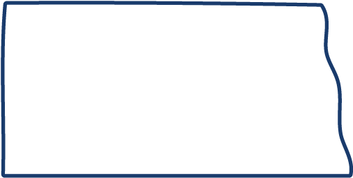 A Black Rectangle With Blue Lines