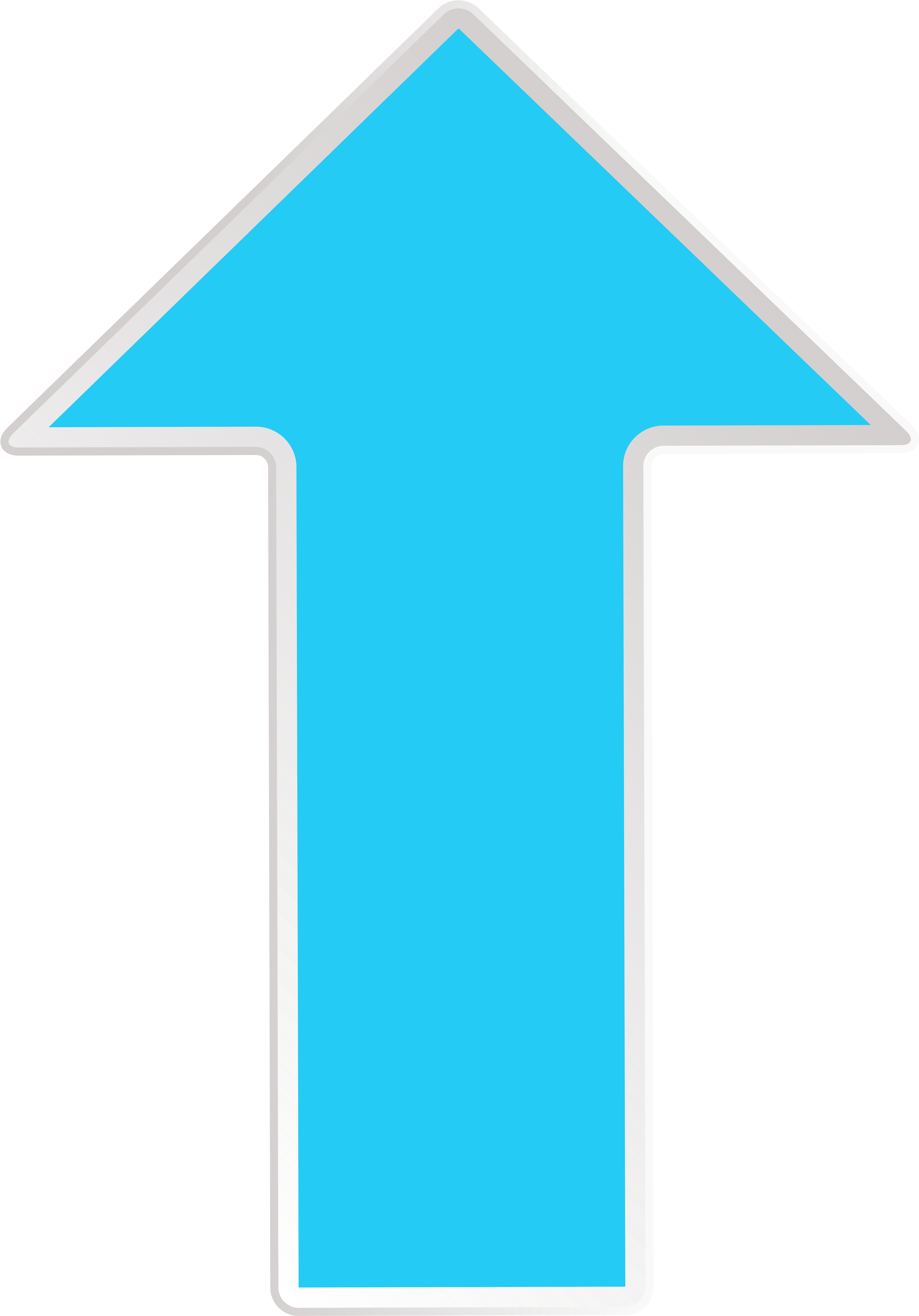 A Blue Arrow Pointing Up