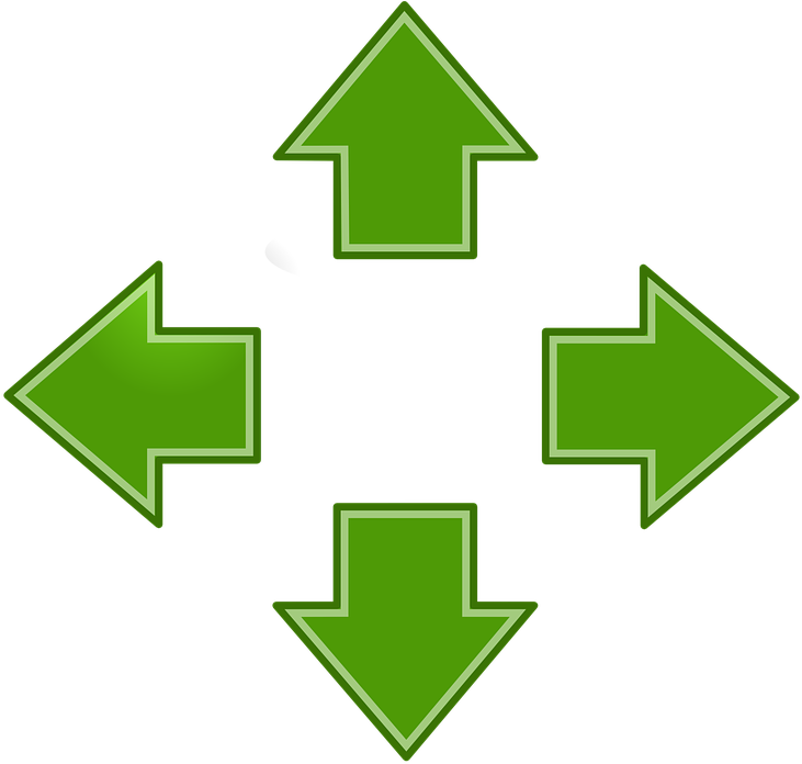 A Group Of Green Arrows