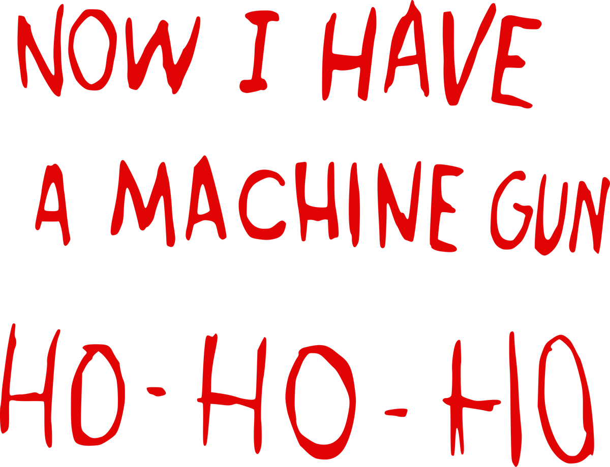 A Black Background With Red Text