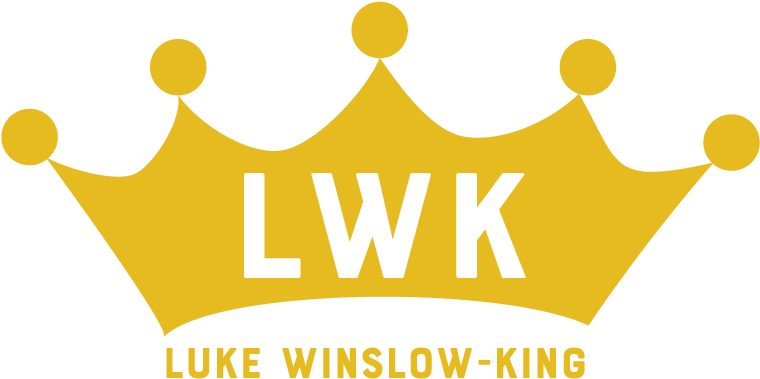 A Yellow Crown With Black Text