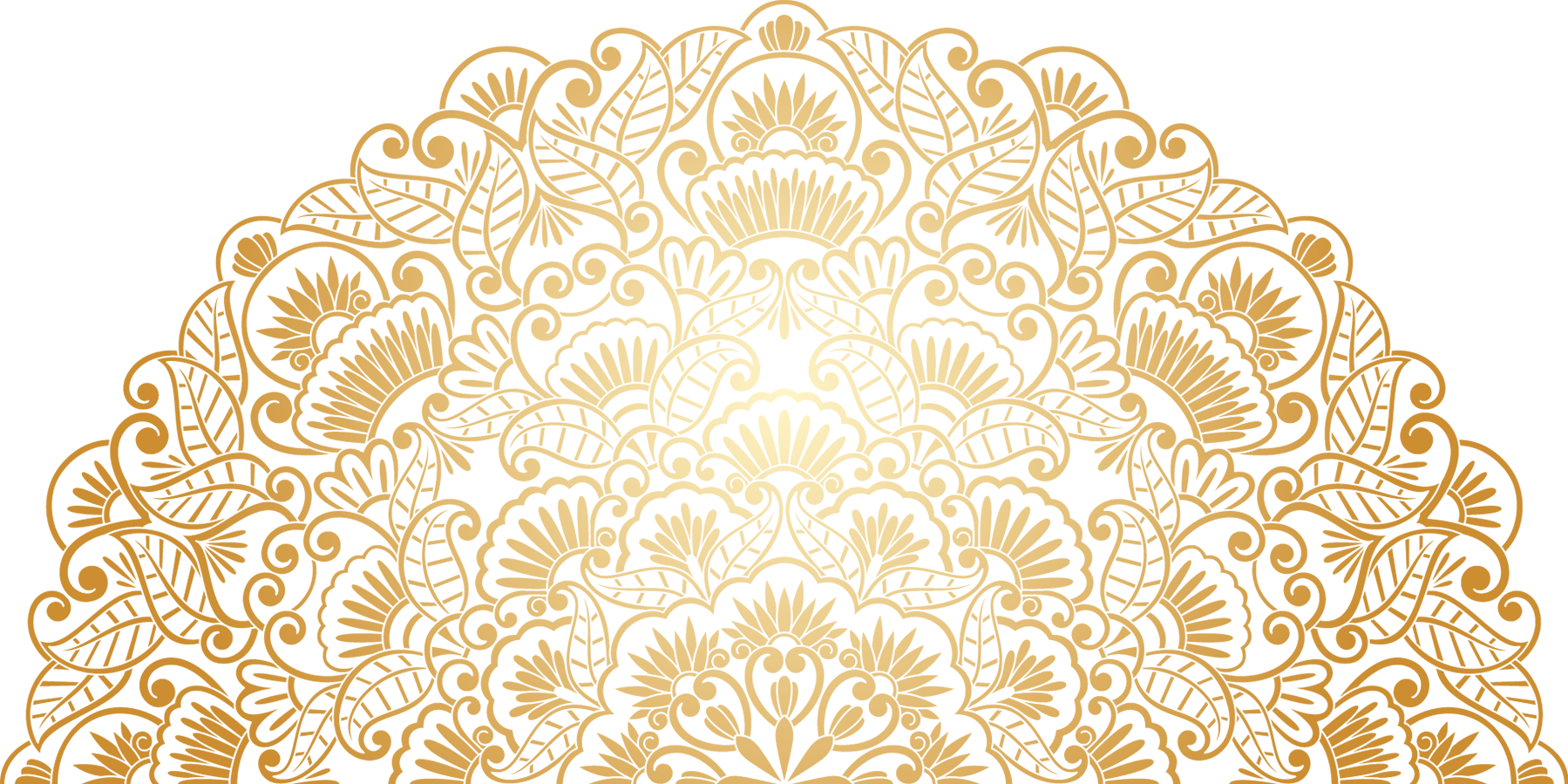 Arts - Transparent Background Gold Mandala Png, Png Download