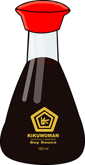 A Bottle Of Soy Sauce