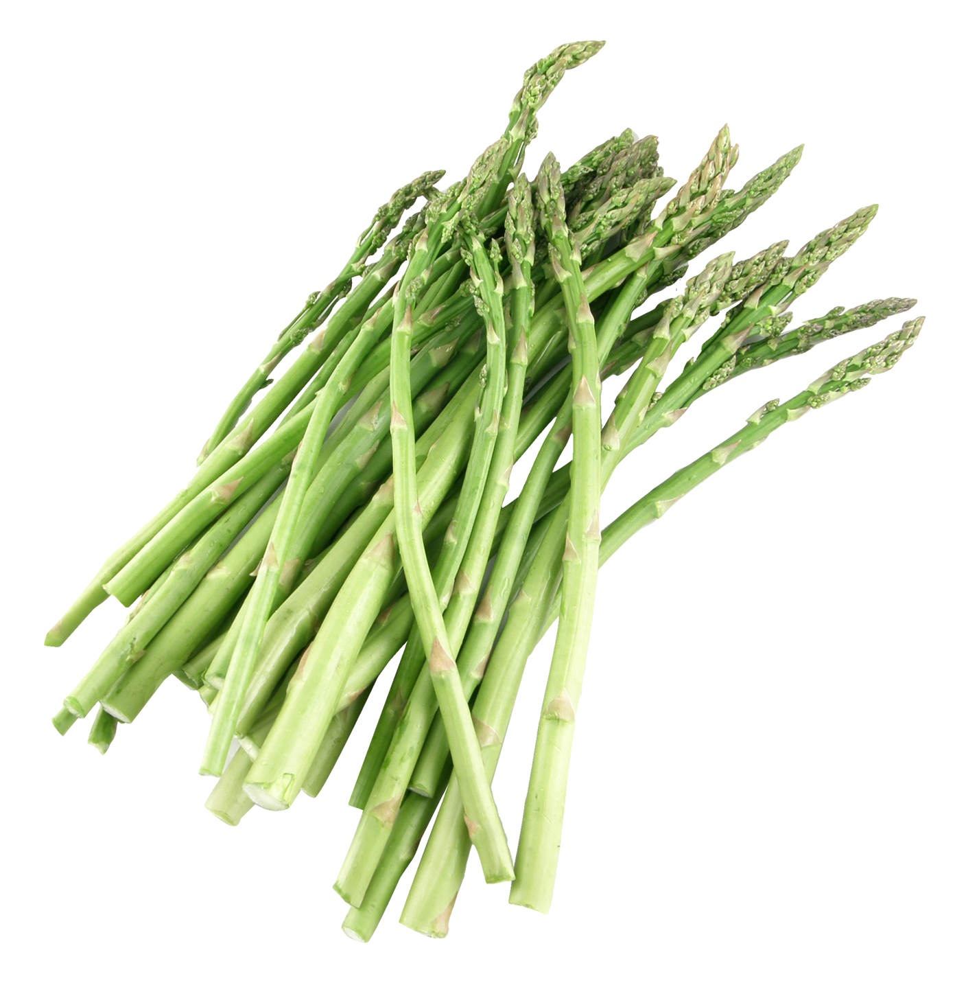 A Bunch Of Asparagus On A Black Background