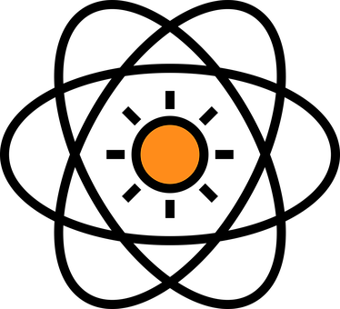 A Yellow Circle In Black Background