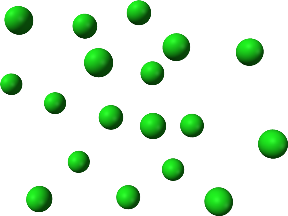 A Group Of Green Balls