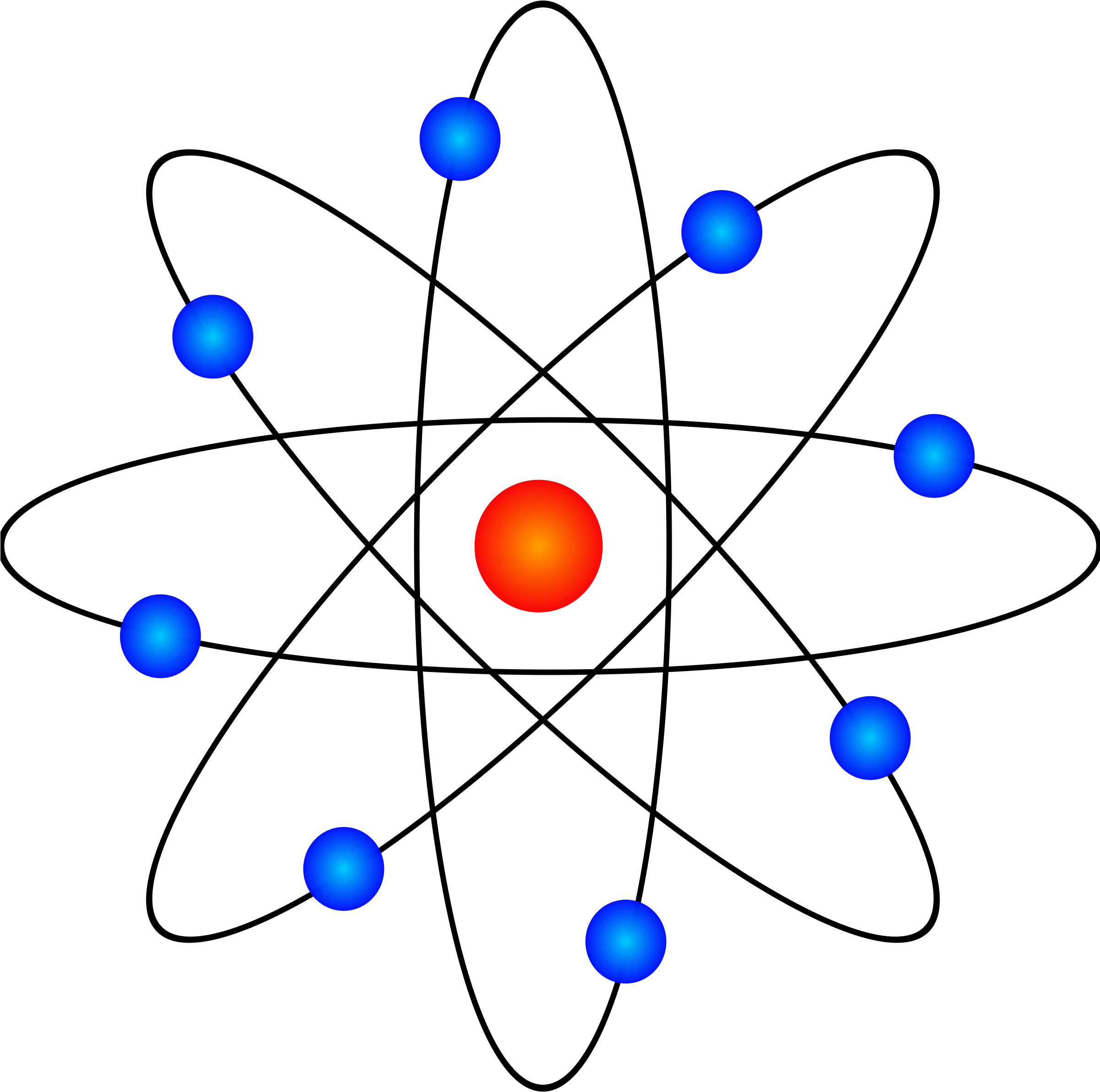 A Red And Blue Circles