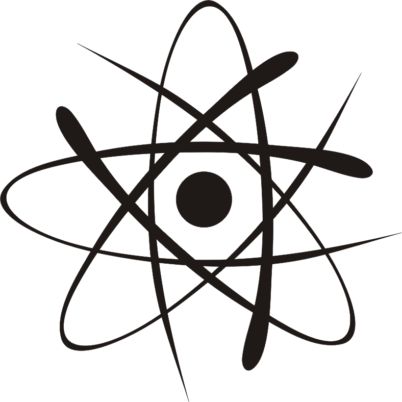 A Black Symbol With A Circle