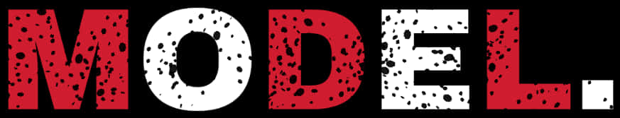 A Red And Black Letter D