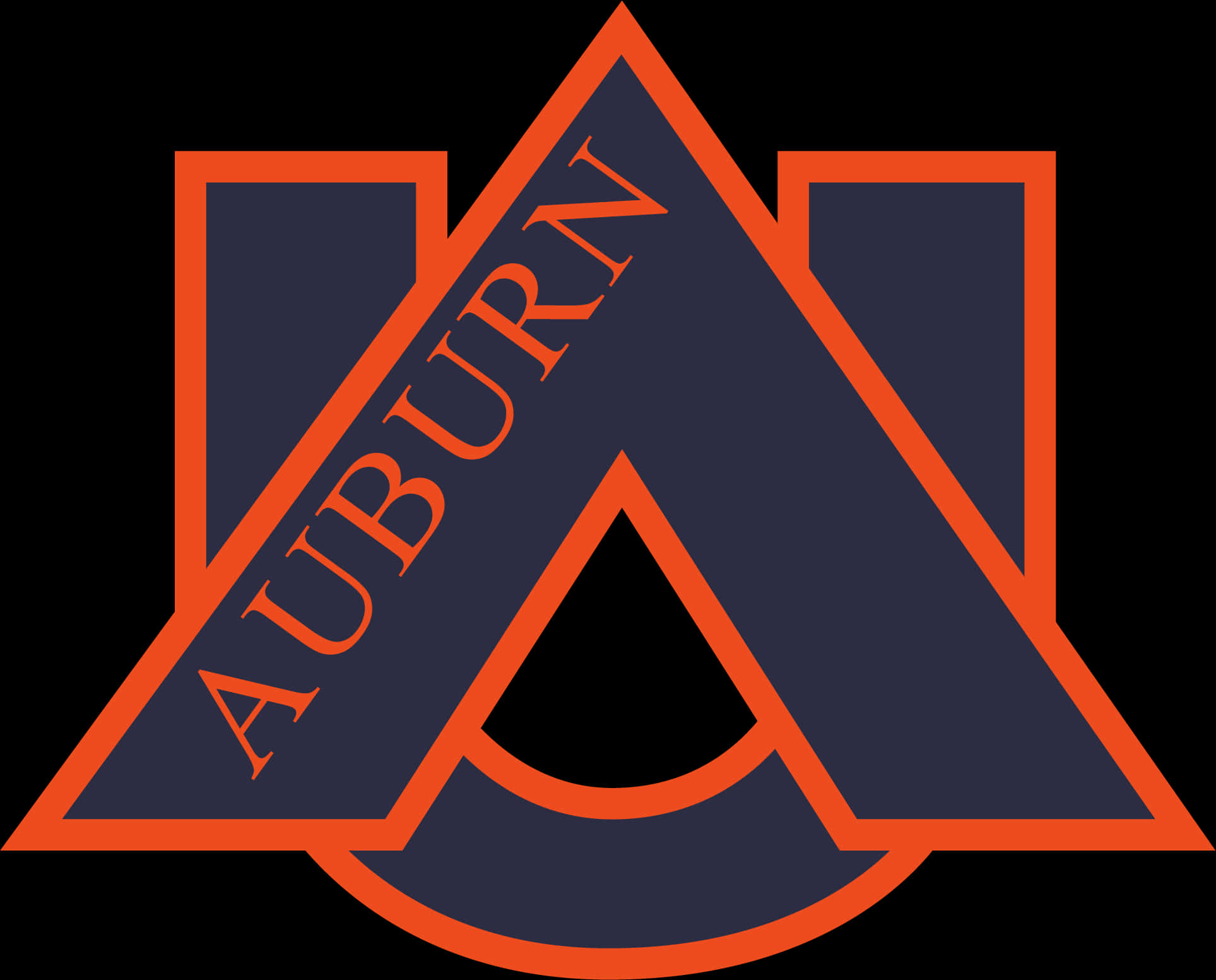 Minimalist Auburn Logo