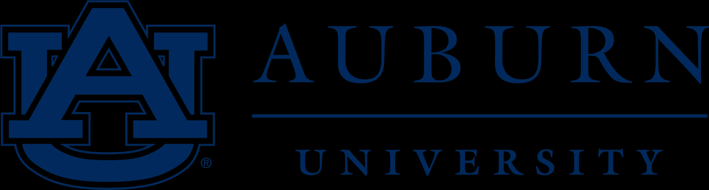 Auburn University Blue Auburn Logo