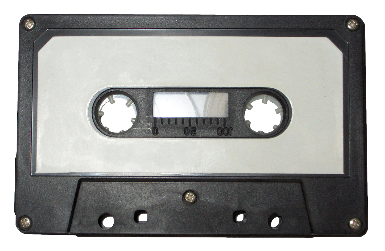 A Close Up Of A Cassette Tape