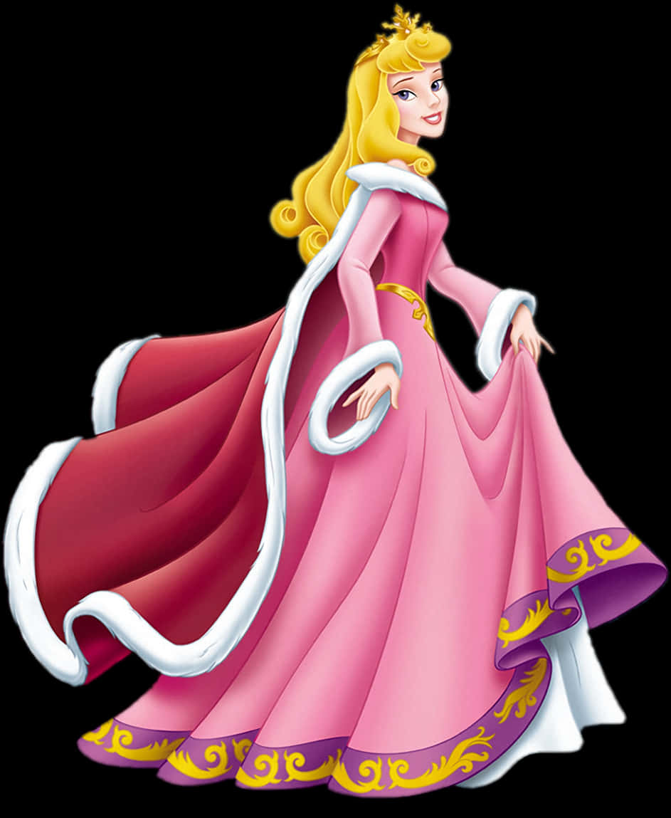 Disney Princess Aurora With Coat
