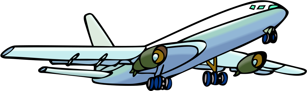 A Cartoon Of A Plane