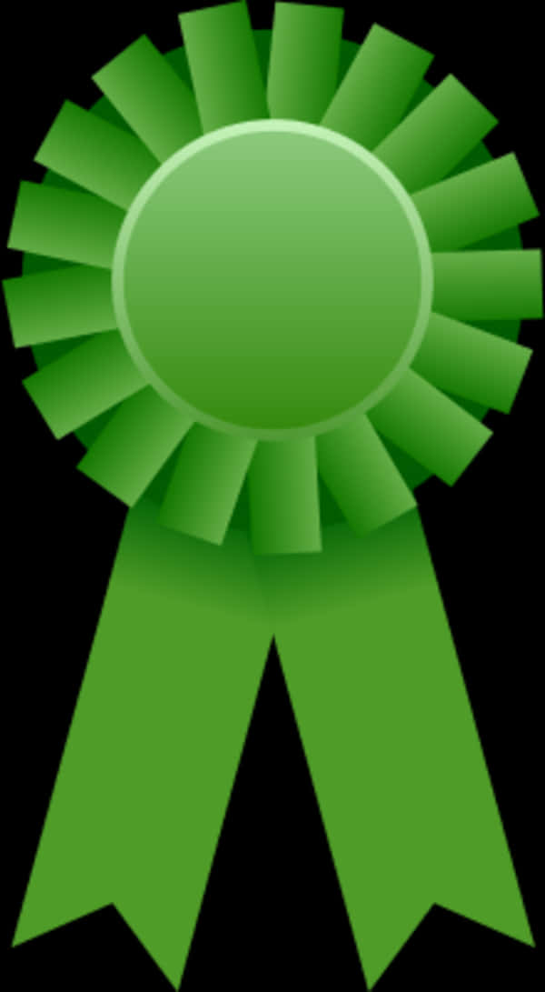 Award Ribbon Vector Png - Ribbon For Recognition Green, Transparent Png