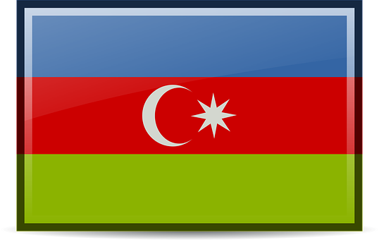 A Flag With A White Star And A Red Blue And Green Stripe