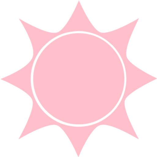 A Pink Sun With Black Background