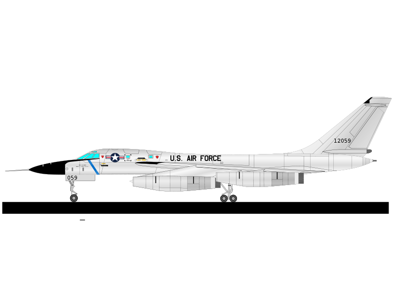 A White Jet With A Black Background