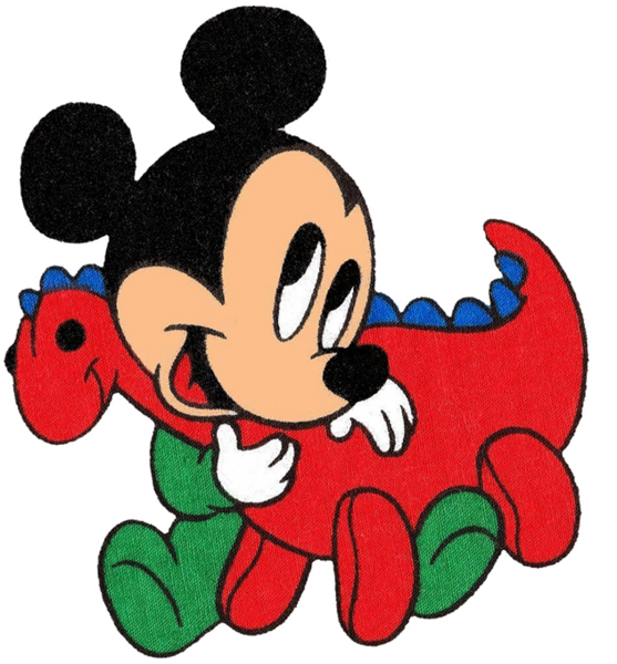 Baby Mickey Png 557 X 600