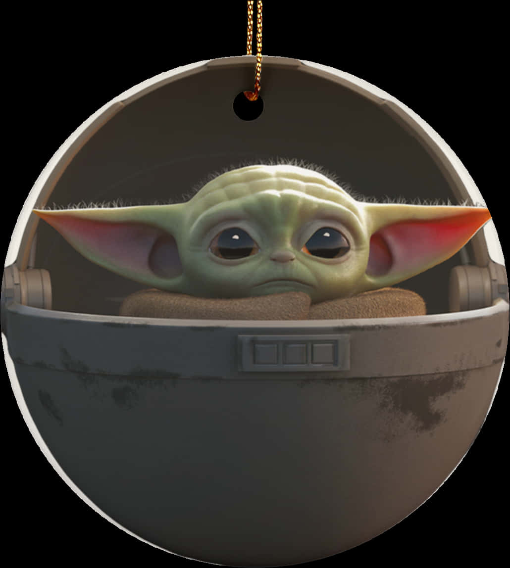 Baby Yoda In Pod