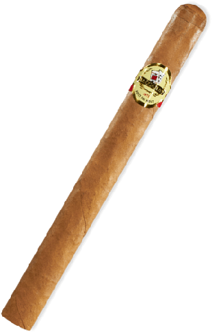 A Cigar With A Sticker On It