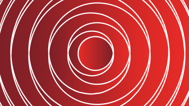 A Red And Black Circle