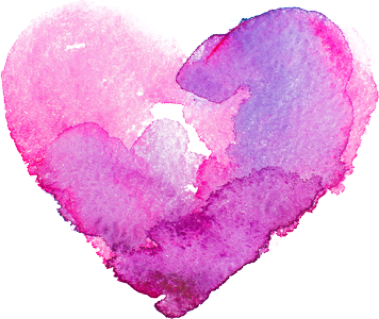 A Pink And Purple Heart