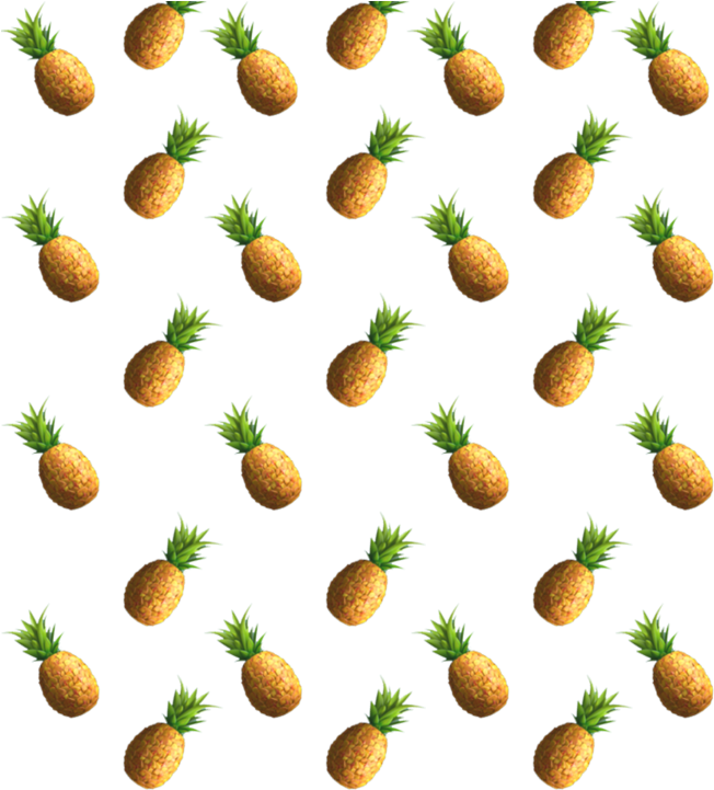 A Pattern Of Pineapples On A Black Background