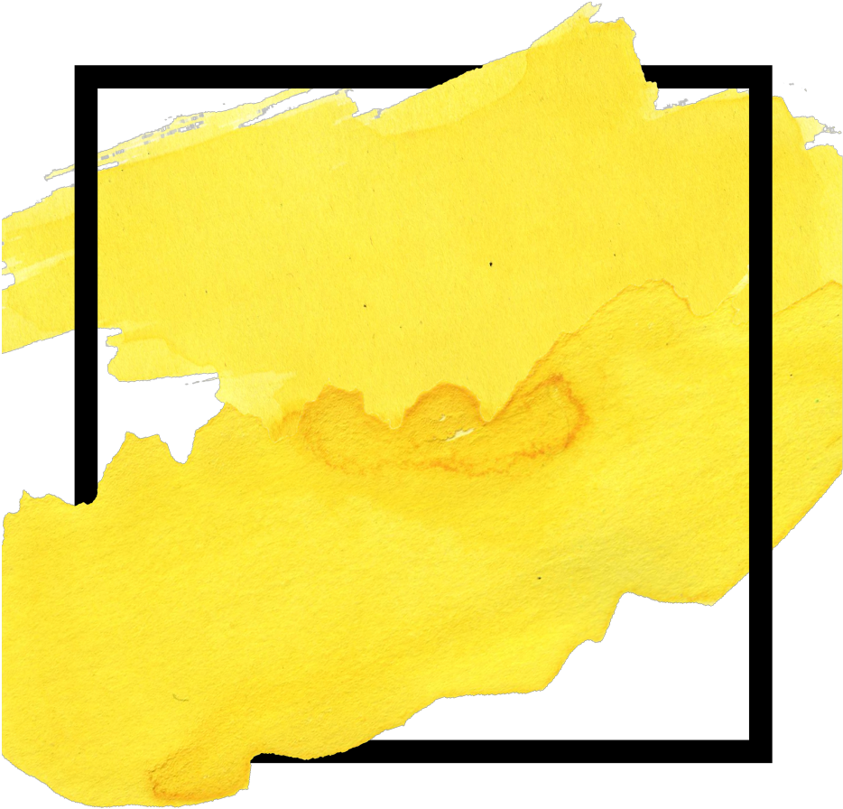 A Yellow Paint On A Black Background