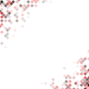 A White Background With Red And Grey Squares